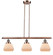 Franklin Restoration Three Light Island Pendant in Antique Copper (405|213-AC-G171)