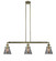 Franklin Restoration LED Island Pendant in Antique Brass (405|213-AB-G63-LED)