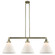 Franklin Restoration LED Island Pendant in Antique Brass (405|213-AB-G41-L-LED)