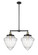 Franklin Restoration Two Light Island Pendant in Brushed Satin Nickel (405|209-SN-G661-12)