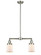 Franklin Restoration LED Island Pendant in Brushed Satin Nickel (405|209-SN-G51-LED)