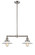 Franklin Restoration LED Island Pendant in Brushed Satin Nickel (405|209-SN-G1-LED)