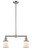 Franklin Restoration LED Island Pendant in Brushed Satin Nickel (405|209-SN-G181S-LED)