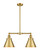 Franklin Restoration LED Island Pendant in Satin Gold (405|209-SG-M13-SG-LED)