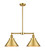 Franklin Restoration Two Light Island Pendant in Satin Gold (405|209-SG-M10-SG)