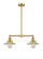 Franklin Restoration LED Island Pendant in Satin Gold (405|209-SG-G2)