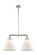 Franklin Restoration Two Light Island Pendant in Polished Nickel (405|209-PN-G41-L)