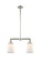 Franklin Restoration LED Island Pendant in Polished Nickel (405|209-PN-G181-LED)
