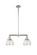 Franklin Restoration Two Light Island Pendant in Polished Nickel (405|209-PN-G172)