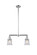 Franklin Restoration Two Light Island Pendant in Polished Chrome (405|209-PC-G184S)