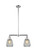 Franklin Restoration Two Light Island Pendant in Polished Chrome (405|209-PC-G142)