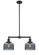 Franklin Restoration Two Light Island Pendant in Oil Rubbed Bronze (405|209-OB-G73)