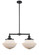 Franklin Restoration LED Island Pendant in Oil Rubbed Bronze (405|209-OB-G541-LED)