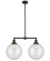 Franklin Restoration LED Island Pendant in Oil Rubbed Bronze (405|209-OB-G202-12-LED)
