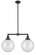 Franklin Restoration LED Island Pendant in Oil Rubbed Bronze (405|209-OB-G202-10-LED)