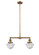 Franklin Restoration LED Island Pendant in Brushed Brass (405|209-BB-G532-LED)