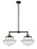 Franklin Restoration LED Island Pendant in Black Antique Brass (405|209-BAB-G542-LED)