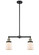 Franklin Restoration LED Island Pendant in Black Antique Brass (405|209-BAB-G51-LED)