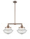 Franklin Restoration LED Island Pendant in Antique Copper (405|209-AC-G544-LED)