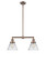 Franklin Restoration LED Island Pendant in Antique Copper (405|209-AC-G42-LED)