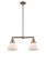 Franklin Restoration LED Island Pendant in Antique Copper (405|209-AC-G41-LED)
