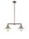 Franklin Restoration LED Island Pendant in Antique Copper (405|209-AC-G2-LED)