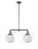 Franklin Restoration LED Island Pendant in Antique Copper (405|209-AC-G204-8-LED)