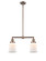 Franklin Restoration LED Island Pendant in Antique Copper (405|209-AC-G181-LED)