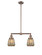 Franklin Restoration LED Island Pendant in Antique Copper (405|209-AC-G146-LED)
