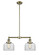 Franklin Restoration LED Island Pendant in Antique Brass (405|209-AB-G72-LED)