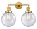 Franklin Restoration LED Bath Vanity in Satin Gold (405|208-SG-G204-8-LED)