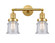 Franklin Restoration Two Light Bath Vanity in Satin Gold (405|208-SG-G184S)