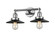 Franklin Restoration Two Light Bath Vanity in Polished Chrome (405|208-PC-M6BK)