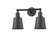 Franklin Restoration Two Light Bath Vanity in Oil Rubbed Bronze (405|208-OB-M9-OB)