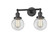 Franklin Restoration Two Light Bath Vanity in Oil Rubbed Bronze (405|208-OB-G202-6)
