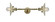 Franklin Restoration LED Bath Vanity in Antique Brass (405|208L-AB-G2-LED)