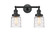Franklin Restoration LED Bath Vanity in Matte Black (405|208-BK-G513-LED)