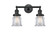 Franklin Restoration LED Bath Vanity in Matte Black (405|208-BK-G182S-LED)