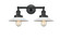Franklin Restoration Two Light Bath Vanity in Matte Black (405|208-BK-G1)