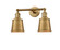 Franklin Restoration LED Bath Vanity in Brushed Brass (405|208-BB-M9-BB-LED)