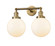 Franklin Restoration LED Bath Vanity in Brushed Brass (405|208-BB-G201-8-LED)