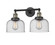 Franklin Restoration Two Light Bath Vanity in Black Antique Brass (405|208-BAB-G74)