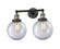 Franklin Restoration LED Bath Vanity in Black Antique Brass (405|208-BAB-G202-8-LED)