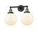 Franklin Restoration LED Bath Vanity in Black Antique Brass (405|208-BAB-G201-8-LED)