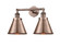 Franklin Restoration Two Light Bath Vanity in Antique Copper (405|208-AC-M13-AC)