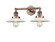 Franklin Restoration Two Light Bath Vanity in Antique Copper (405|208-AC-G1)