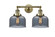 Franklin Restoration LED Bath Vanity in Antique Brass (405|208-AB-G73-LED)