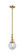 Franklin Restoration One Light Mini Pendant in Satin Gold (405|206-SG-G204-6)