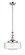 Franklin Restoration One Light Mini Pendant in Polished Chrome (405|206-PC-G694-12)