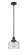 Franklin Restoration One Light Mini Pendant in Matte Black (405|206-BK-G74)